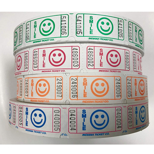 Boletos de Rifa Impresos con Logotipo Personalizado para Juegos de Arcade de Redención de Todo Tipo - Product Image 6