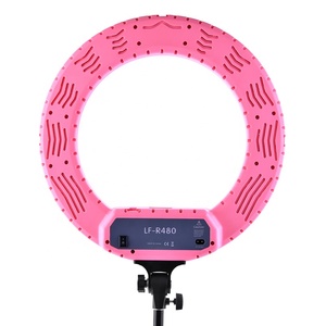 Éclairage photographique 18 pouces 480 Led Ring Lamp 100W Dimmable Makeup Mirror Ring Light avec trépied - Product Image 3