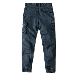 Pantaloni <span class=keywords><strong>Cargo</strong></span> a vita alta Hip Hop eco-friendly <span class=keywords><strong>Slim</strong></span> <span class=keywords><strong>Fit</strong></span> con volant 6 tasche in Spandex/cotone stile stile uomo - Product Image 2