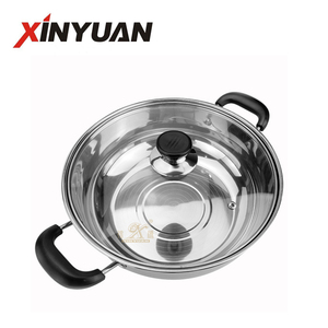 14-16-18cm 3 unids pot set Nuevo producto Servicio de Ollas de acero inoxidable/acero tapa de la olla - Product Image 2