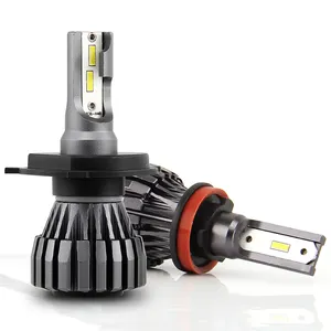 Sistem Pencahayaan Otomatis 8000LM Lampu Depan Led Tanpa Kipas 9006, Led H4 H11 9005 Faros Led K2 Mobil H7 H4