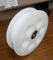 Poulie en nylon plastique haute résistance Weichuang, usinée CNC, à gorge en U ou en V, vitesse variable, fabriquée en Chine