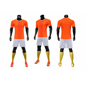 2019-20 special offer Sublimation soccer uniform white OEM blue Football shirt custom made - Product Image 5