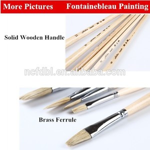 artículos de arte manual de chungking <span class=keywords><strong>cerdas</strong></span> <span class=keywords><strong>naturales</strong></span> para el cabello chico de pintura <span class=keywords><strong>cepillo</strong></span> con para la pintura de aceite - Product Image 3