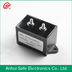 40UF 1250VDC CBB15 DC Lọc Tụ Cho Máy Hàn Biến Tần, IGBT Snubber Tụ Điện - Product Image 1
