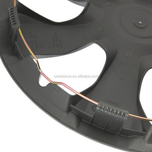 Nero <span class=keywords><strong>14</strong></span> <span class=keywords><strong>pollici</strong></span> Copertura Della Ruota Coprimozzi Delle Auto Ruota In Plastica - Product Image 5