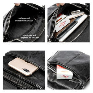 Vente en gros Nouvel arrivage de <span class=keywords><strong>sac</strong></span> tendance pour <span class=keywords><strong>homme</strong></span> <span class=keywords><strong>Sac</strong></span> à bandoulière <span class=keywords><strong>noir</strong></span> simple style <span class=keywords><strong>business</strong></span> en <span class=keywords><strong>cuir</strong></span> PU <span class=keywords><strong>Sac</strong></span> à bandoulière avec logo de marque personnalisé - Product Image 6