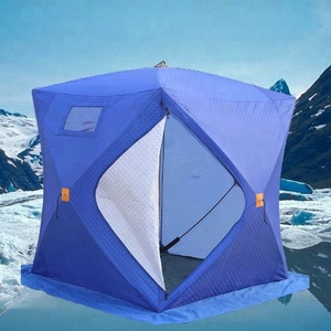 Poteau en fibre de verre chaud pour 4 personnes par temps froid pour tente de pêche de luxe pour homme - Product Image 2