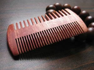 Conception chaude bois barbe double cheveux peigne à <span class=keywords><strong>poux</strong></span> - Product Image 4