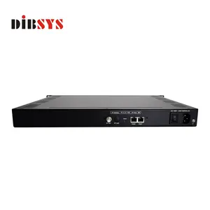 Capacity 100 live streaming channel Of Cable tv digital headend to ip dvbt modulator with 8 Carrier RF out