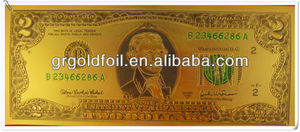 Billetes con Diseño <span class=keywords><strong>de</strong></span> Dólar Estadounidense en Oro <span class=keywords><strong>de</strong></span> 24k - Product Image 4