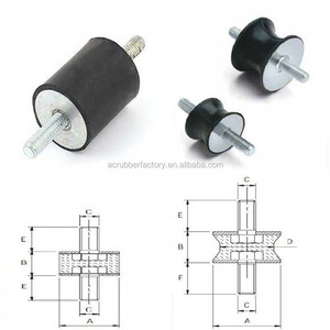 Hazır özel kalıplı M3 M4 M5 silikon EPDM endüstriyel amortisör kauçuk egzoz titreşim damperi mühür conta kauçuk - Product Image 3