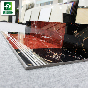 Resistente al calor estrella escalera baldosas de cerámica antideslizante rojo Jade baldosas de mármol - Product Image 3