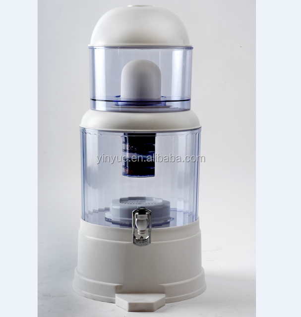20L Mineral Pot Water Filter Gravity Filter with Ceramic Filter 7 Stages