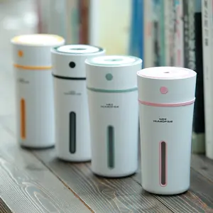 空気加湿器USB超音波アロマエッセンシャルオイルディフューザーロマンチック加湿器ミニクールミストメーカー家庭用車用清浄機