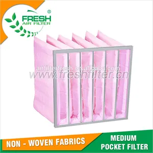 Điều kiện mới F5 F6 <span class=keywords><strong>F7</strong></span> không dệt vải sợi tổng hợp phương tiện truyền thông Túi bộ lọc không khí xây dựng túi lọc Loại sản phẩm - Product Image 2