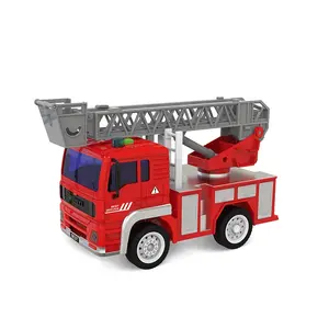 Set de Héroes de Ciudad con Camión de Bomberos, Coche de Policía y Helicóptero de Emergencia con Luces y Sonido para Niños - Product Image 1