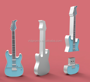 Unidad <span class=keywords><strong>Flash</strong></span> USB de guitarra de Metal con molde personalizado, Memoria USB a granel con logotipo personalizado, 8GB, 16GB, 32GB, 64GB, 128GB - Product Image 5