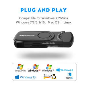 Más nuevo UHS-II <span class=keywords><strong>sd</strong></span>/TF 4.0 adaptador del <span class=keywords><strong>lector</strong></span> de tarjetas 4 ranuras USB 3.0 <span class=keywords><strong>lector</strong></span> de tarjetas de memoria - Product Image 4