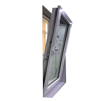 Ventanas Corredizas Modernas de Aleación de Aluminio con Persianas, Insonorizadas, con Certificación Energy Star, Apertura Horizontal, con Malla de Fibra de Vidrio