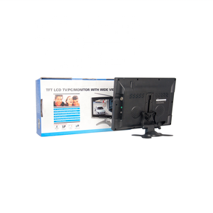 Téléviseur numérique portable LED à écran plat HD QLED 12V Leadstar <span class=keywords><strong>Camping</strong></span>, petit téléviseur LCD avec tuner numérique, radio FM, batterie - Product Image 5