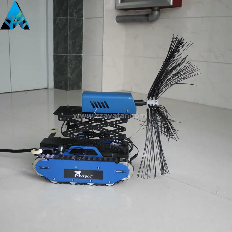 روبوت فرشاة مستديرة أنبوبة لمكيف الهواء روبوت لأغراض التنظيف للبيع