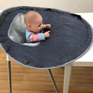 Infantil impermeable trona alimentos Splash derrame Pad mantel silla alta de bebé alimentación cena Mats cubierta - Product Image 1