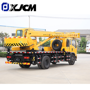 Mini boom d'articulation de construction grue mobile de camion de 12 tonnes