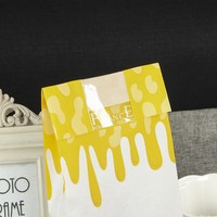 Blanc Sac en Papier de Boulangerie Pain emballage papier Sac Personnalisé Imprimé En Gros Boulangerie Pain Sac en papier avec fenêtre transparente