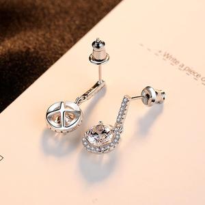 CZCITY Zircon Real <strong>Silver</strong> Drop <strong>Long</strong> <strong>Earrings</strong> Women Dangle Hanging <strong>Earring</strong> 925 Sterling-<strong>Silver</strong> Luxury Fine Jewelry - Product Image 6