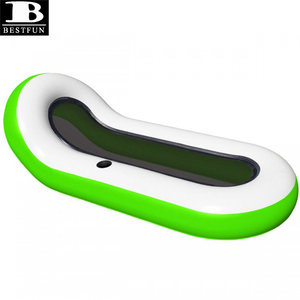 Chaise longue gonflable personnalisée en maille avec porte-gobelets doubles pour adultes, flotteur de piscine, transat de bain, <span class=keywords><strong>radeau</strong></span> aquatique - Product Image 2