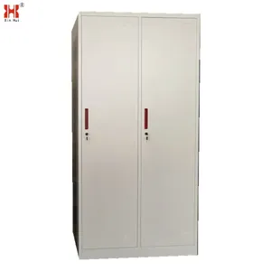 A1 steel furniture metal double door wardrobe with great price