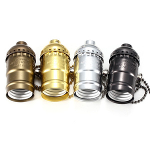 Edison Lampholder E26/E27 Cổ Nhôm Đèn Ổ Cắm Với Kéo Chuỗi - Product Image 2