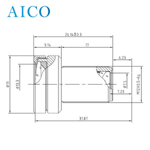 UHD F2.4 7.2 Mm 8mp M12x0.5mm S-mount 4K Thấp Không Bị Biến Dạng 7.2 Mm 1/2.3Inch M12 Ống Kính Camera Hành Động Thẳng Cctv 1/2.3 - Product Image 4