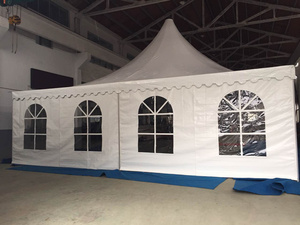 Sales Tent 10x10m Aluminum Event Party Pagoda Tent With Window For Hot Sale