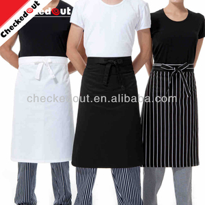 Venta caliente de moda llevar ropa de algodón divertido blanco capa cocinero <span class=keywords><strong>delantal</strong></span> de chef de cocina - Product Image 2