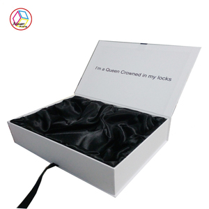맞춤형 화이트 고급 리본 선물 상자: 프리미엄 포장을 위한 마그네틱 박스 - Product Image 6