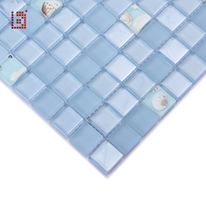 Màu xanh mẹ của ngọc trai vỏ mô hình hồ bơi Gạch Mosaic Thủy Tinh - Product Image 5