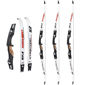 <span class=keywords><strong>Arc</strong></span> <span class=keywords><strong>à</strong></span> poulies Nika Archery S2 avec branches laminées ET-1, poignée droite 60 pouces, pour <span class=keywords><strong>arc</strong></span> recurve ILF - Product Image 1