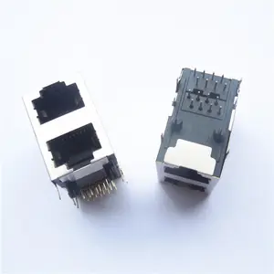 Stacked Dual Pos RJ45 커넥터 일 양해 각서