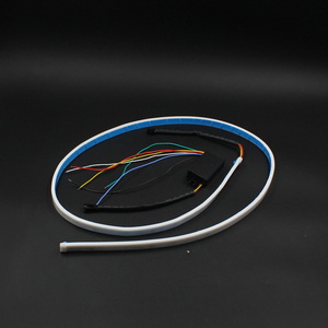 FSYLX Tira de Luces LED RGB Flexible Universal para Cola, Freno y Señales de Giro 120CM Aluminio Audi Q3 Trasero Rojo Azul Amarillo - Product Image 4