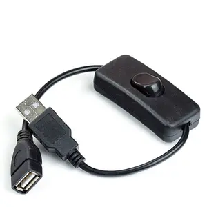 28 cm Usb-kabel met Schakelaar Power Control voor Raspberry Pi Arduino USB Op Off Toggle
