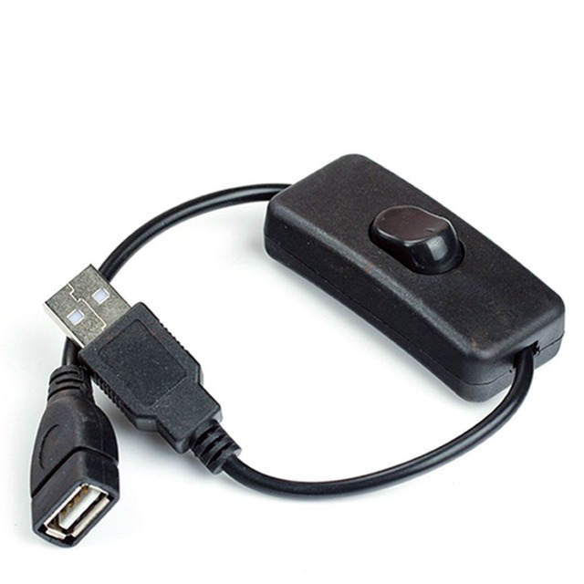 28cm USB Cable with Switch Power Control for Raspberry Pi Arduino USB on Off Toggle