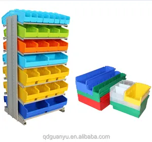 Kanban picking rack con mensola in plastica bin