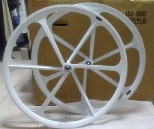 Llantas de aluminio para bicicleta, freno de disco, radios 6H - Product Image 4