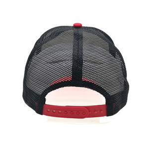 Chapeau de camionneur en mousse de PVC, chapeau rouge avec bord en PVC Transparent, casquette de camionneur en maille à 5 panneaux - Product Image 4