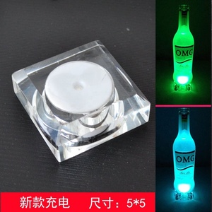 Bán Buôn Đèn Pha Lê Chủ Hàng Thủ Công Tinh Thể Cơ Sở Tùy Chỉnh Có Thể Sạc Lại 3d Pha Lê Led Ánh Sáng Cơ Sở - Product Image 4