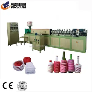 EPE foam bottle protective mesh net plastic sleeve net machine EPE foam fruit mesh making equipment