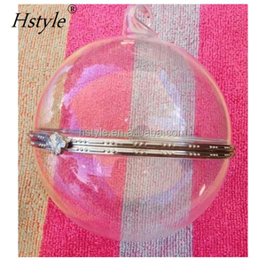 Wedding <strong>Glass</strong> Balls DIY Christmas Ornament Ball <strong>Glass</strong> Pendant <strong>Open</strong> Filled Xmas Tree Decoration (Only <strong>Glass</strong>) Party Event SSD117 - Product Image 4