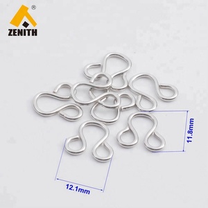 Crochet et oeil en laiton minuscule invisible KH20115 pour collier de robe de mariée pour accessoires de sous-vêtements - Product Image 3